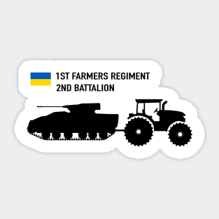 Ukraine Tractor Sticker